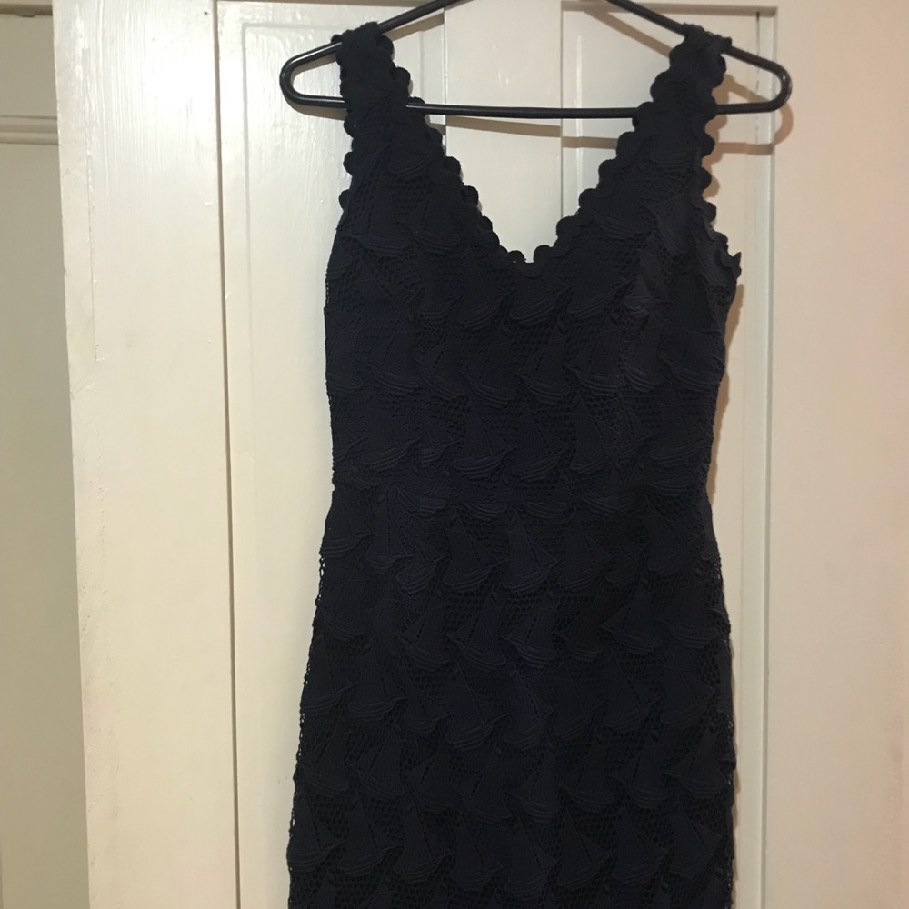 Lilly Pulitzer sail boat lace cocktail dress 2